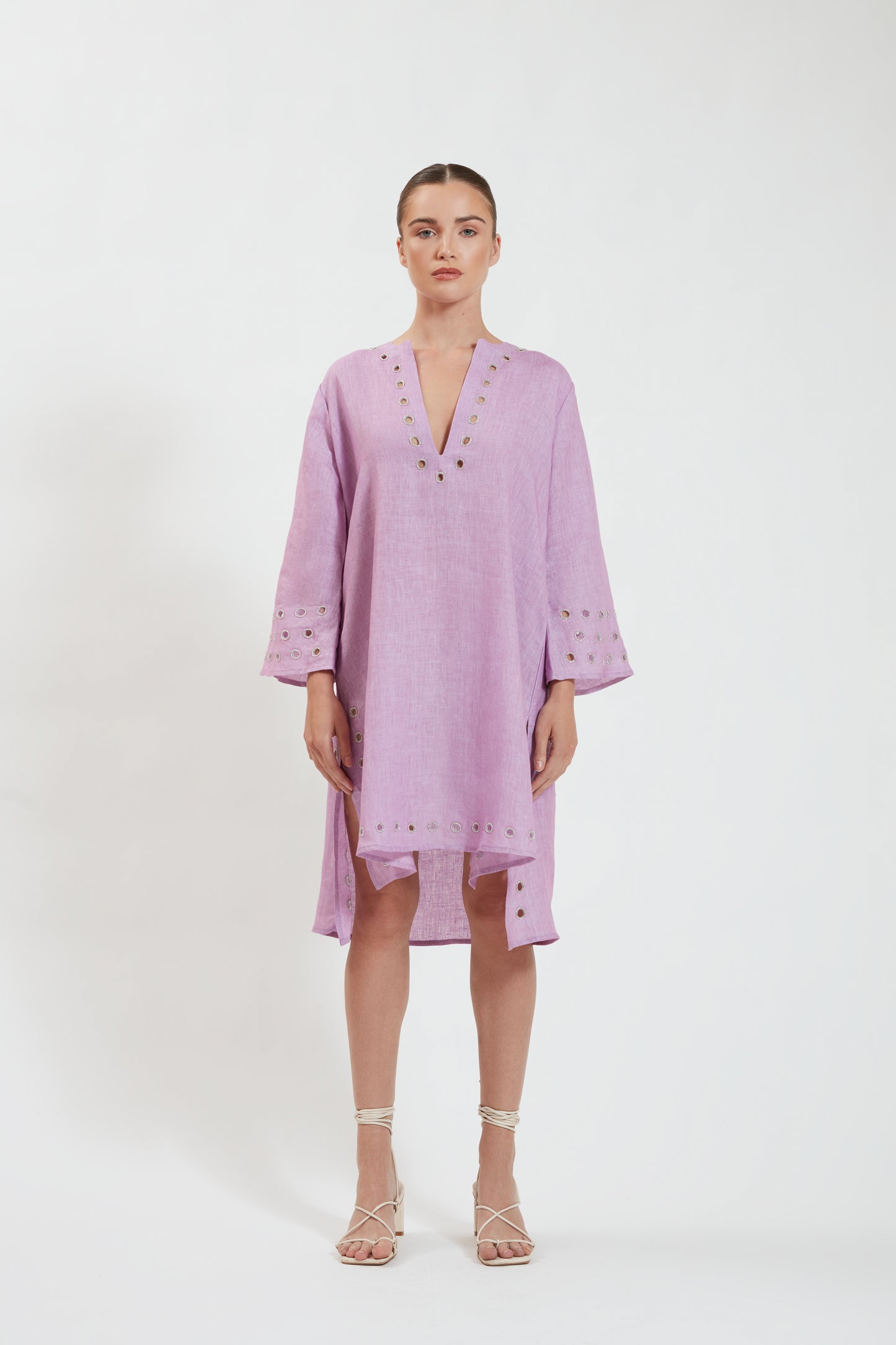 Luna E Sole - Linen Dress Size S