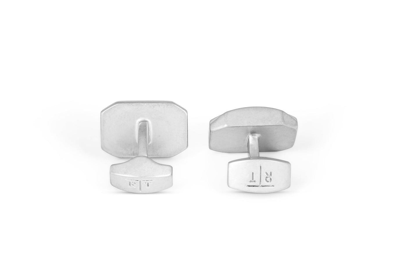 Tateossian Zen Moonlight Cufflinks in Rhodium