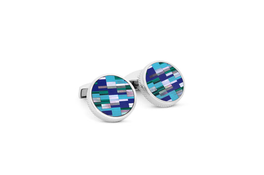 Tateossian Bamboo Round Cufflinks